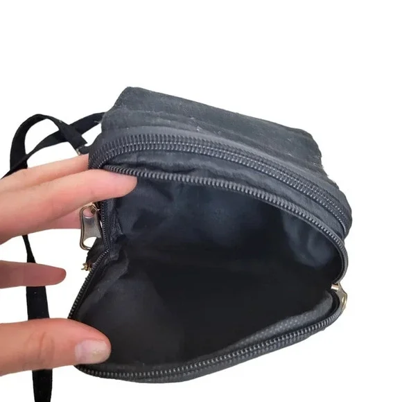 Fair Trade Bohemian Gypsy Floral Lotus Embroidered Shoulder Passport Embroid Bag - Picture 5 of 6